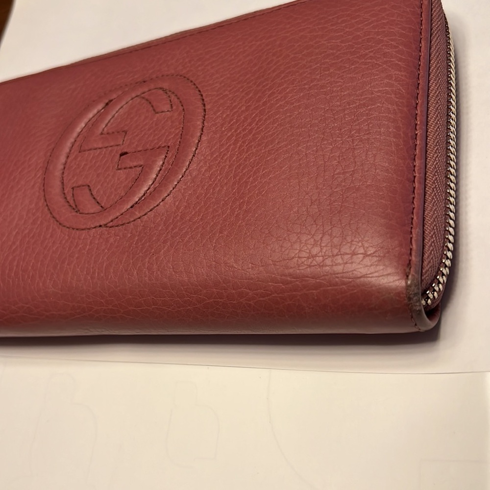 Gucci Soho Wallet Wristlet Authentic - Picture 6 of 17